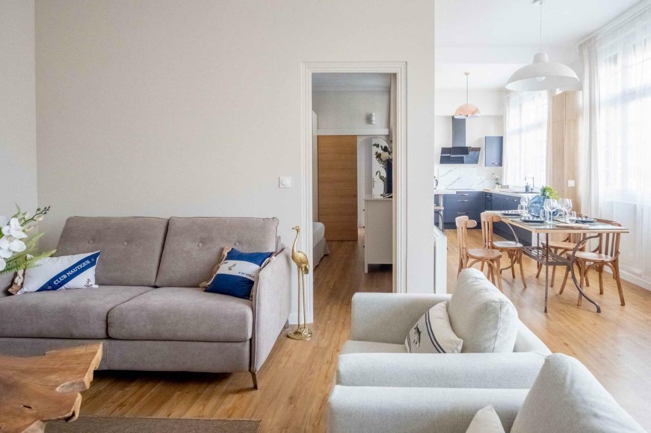 Elegant Appartement En Plein Coeur De Cabourg - Les Locations De Proust Dış mekan fotoğraf